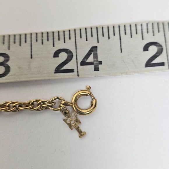 Vintage Modernist White Enamel Gold Tone Signed Crown Trifari Pendant Necklace - Picture 10 of 15